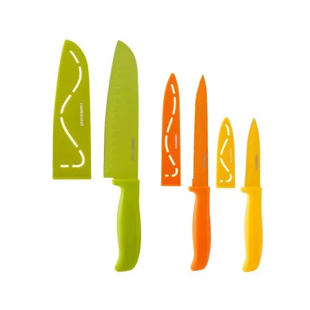 12 Piece Resin Stick Resistant Knife Set