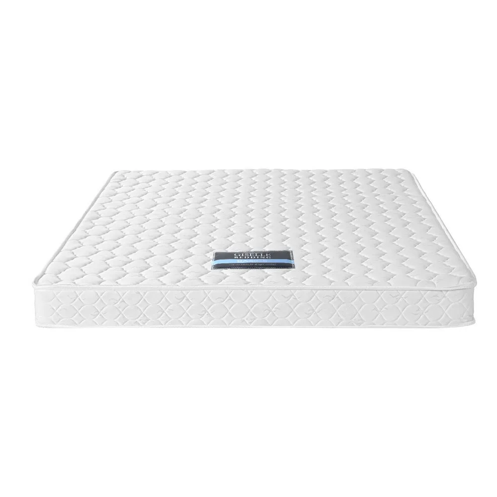 13cm Medium Firm Bonnell Spring Double Mattress - Giselle Bedding