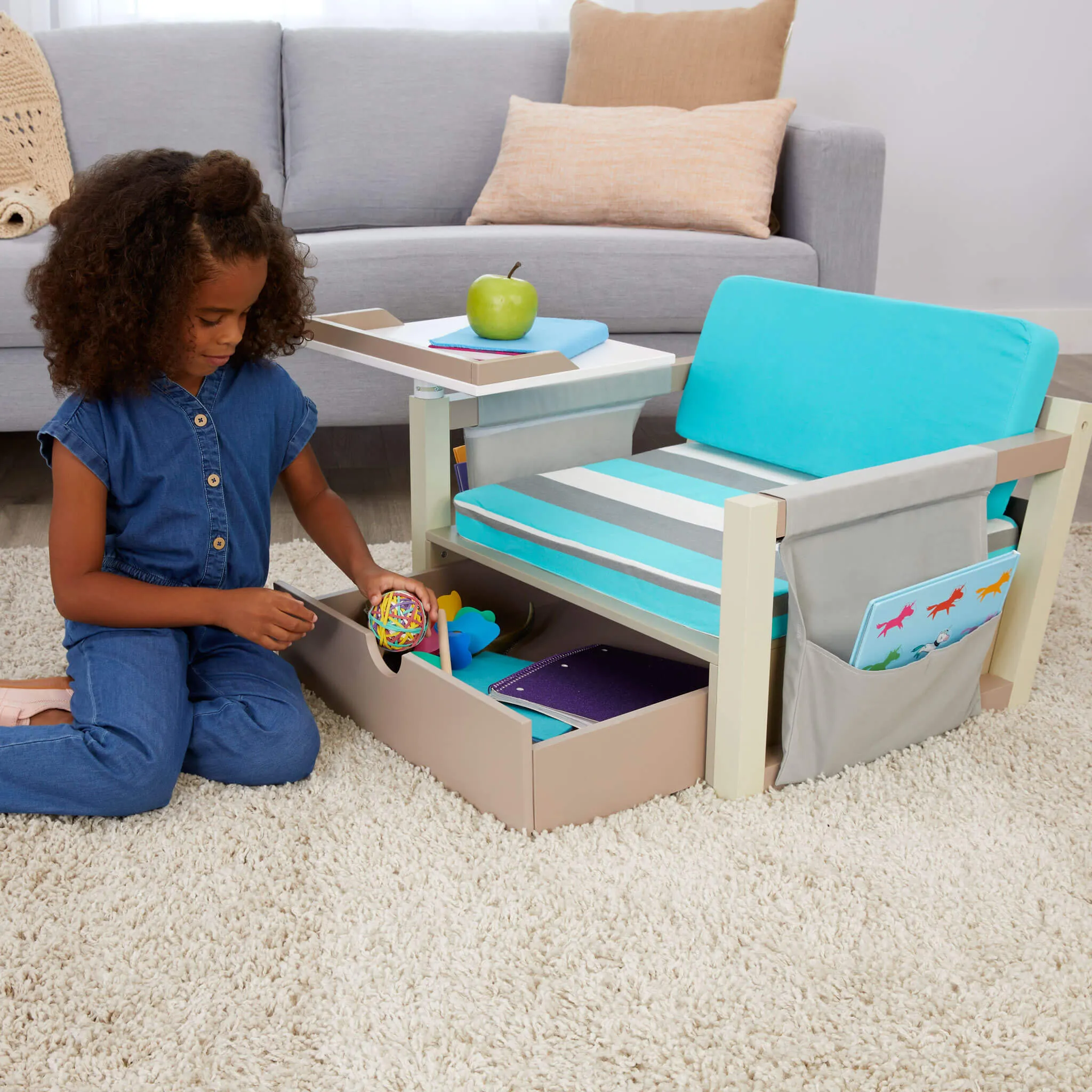 2-in-1 Fun & Study Swivel Desk