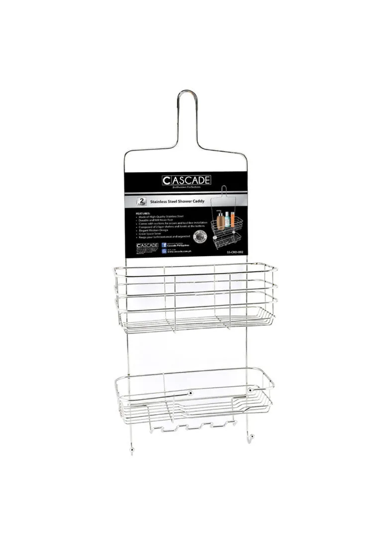 2-Layer Chrome Shower Caddy