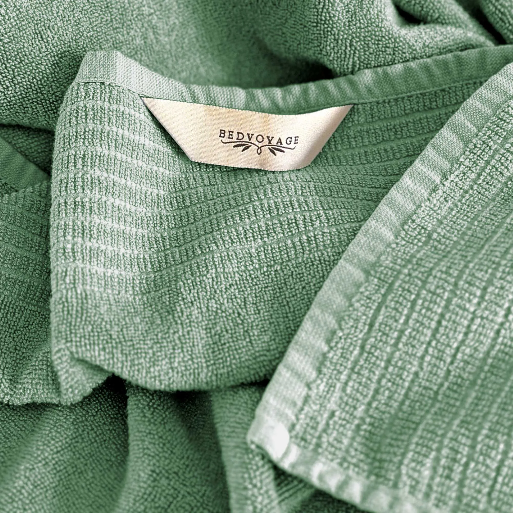 Bamboo Spa Bath Towel from BedVoyage Luxury Viscose – Seaglass