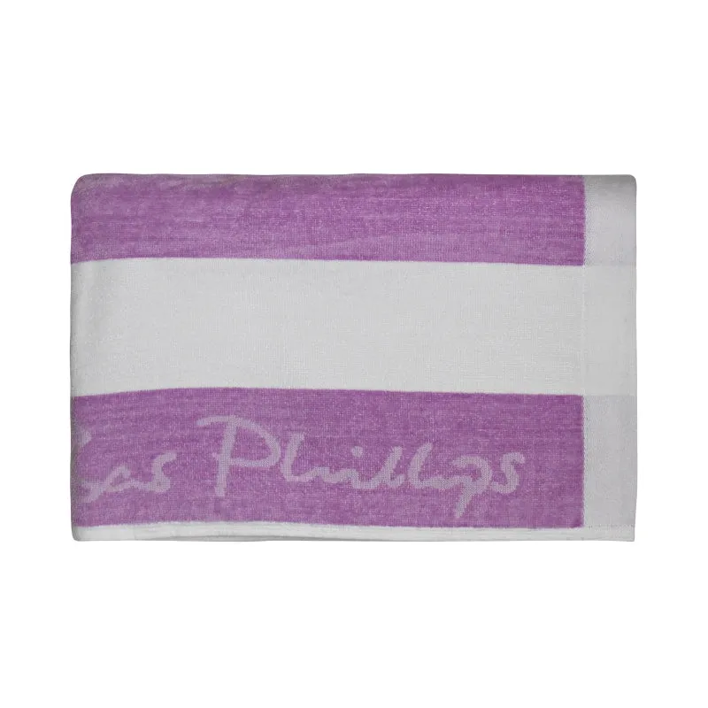 Bas Phillips Cabana Lilac Beach Towel