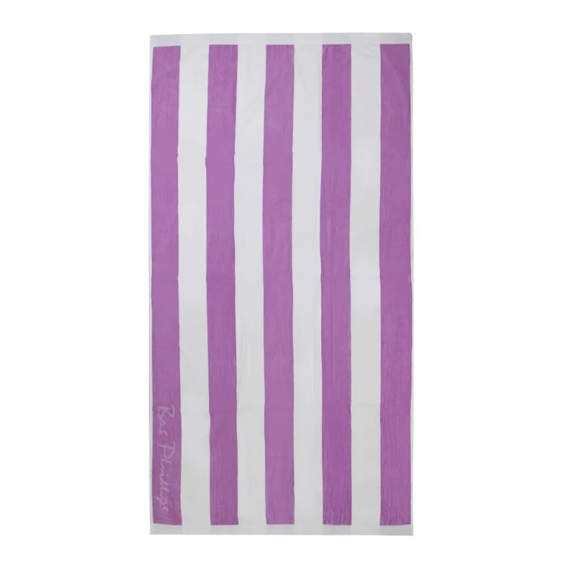 Bas Phillips Cabana Lilac Beach Towel