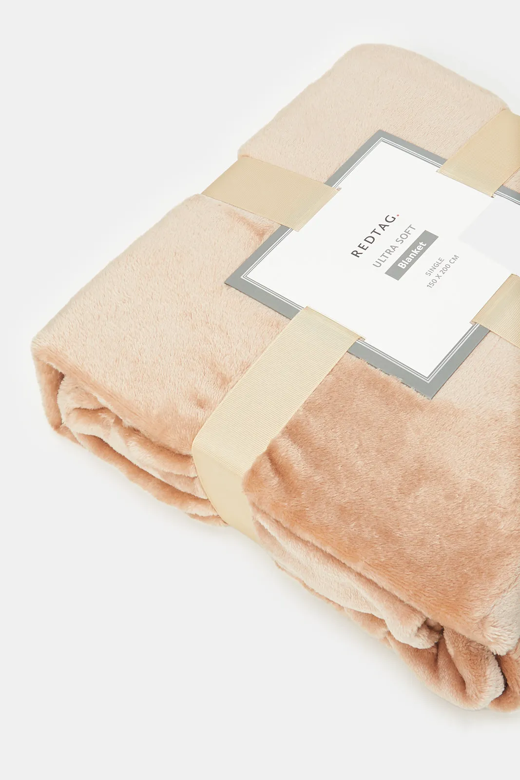 Beige Ultra Soft Blanket (Single Size)