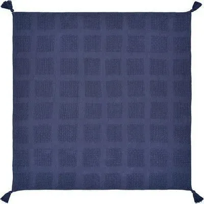 Belgium 80163IND Indigo Throw Blanket