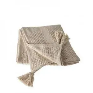 Belgium 81187BEI Beige Throw Blanket