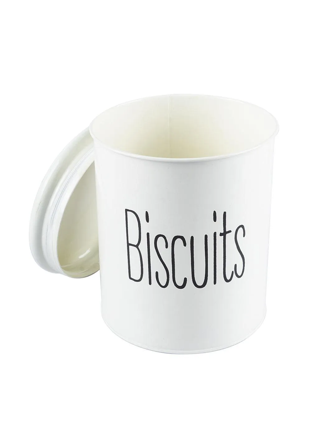 Biscuits & Namkeen Set Of 2 ( White, Each 1700 Ml )