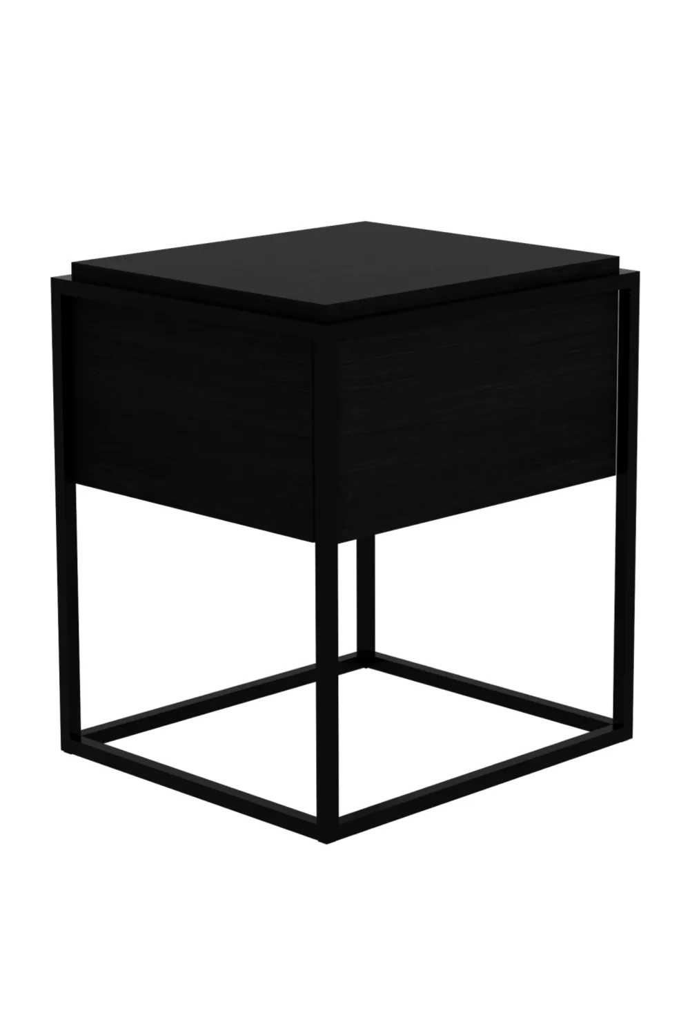 Black Oak Minimalist Nightstand | Ethnicraft Monolit