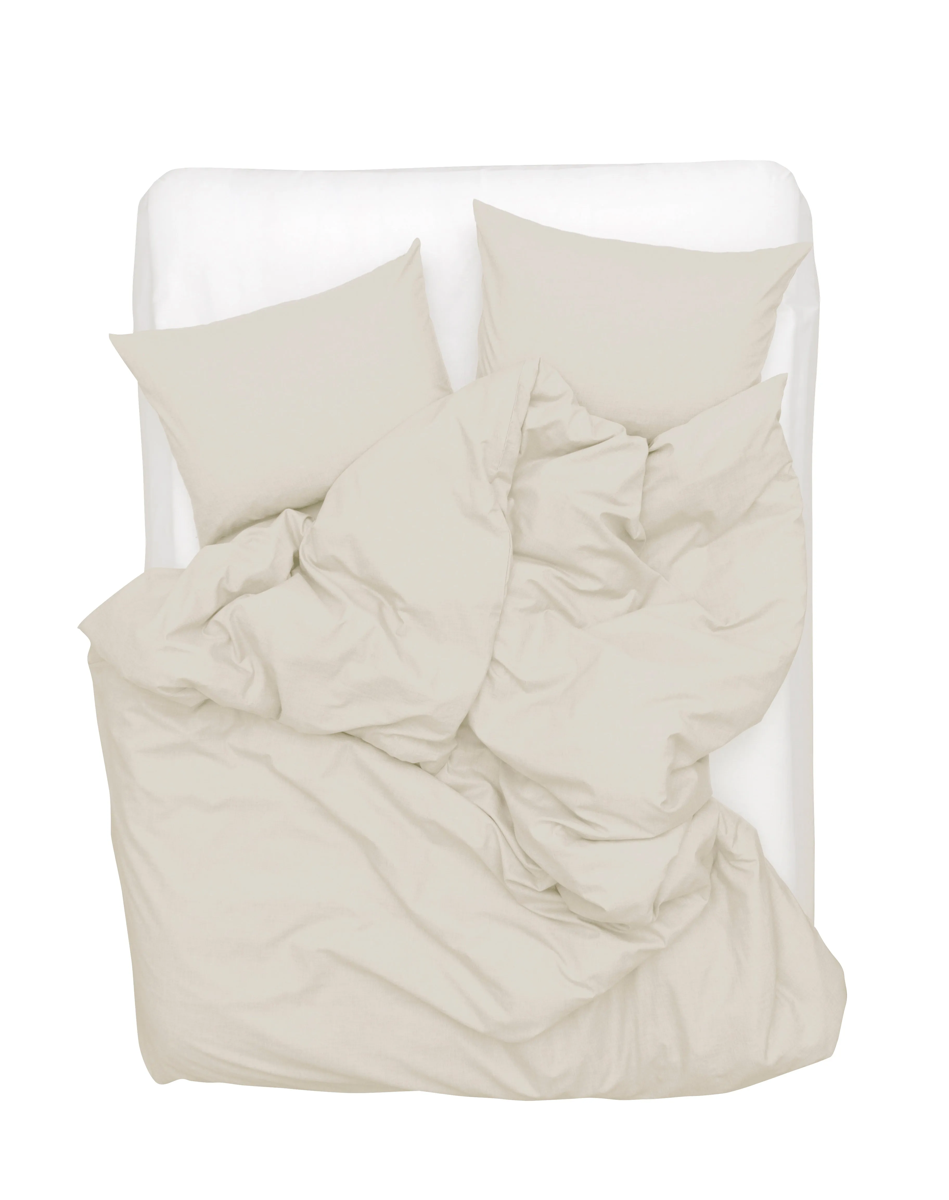 Cashmere Cotton Bedding in Cream Color