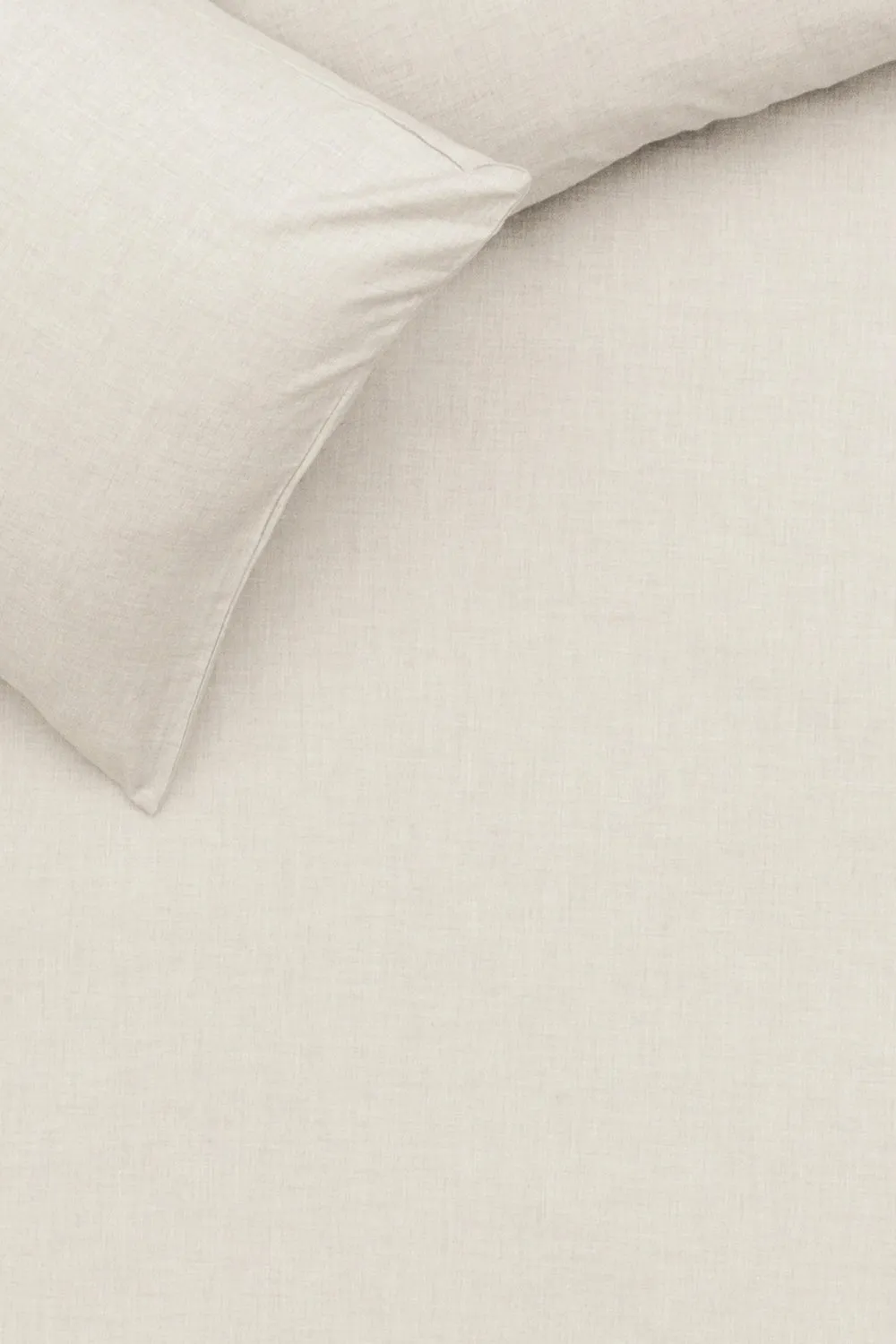 Cashmere Cotton Bedding in Cream Color