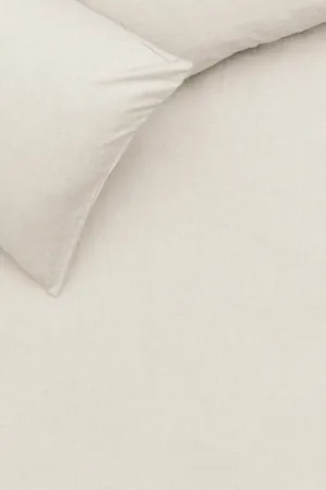 Cashmere Cotton Bedding in Cream Color