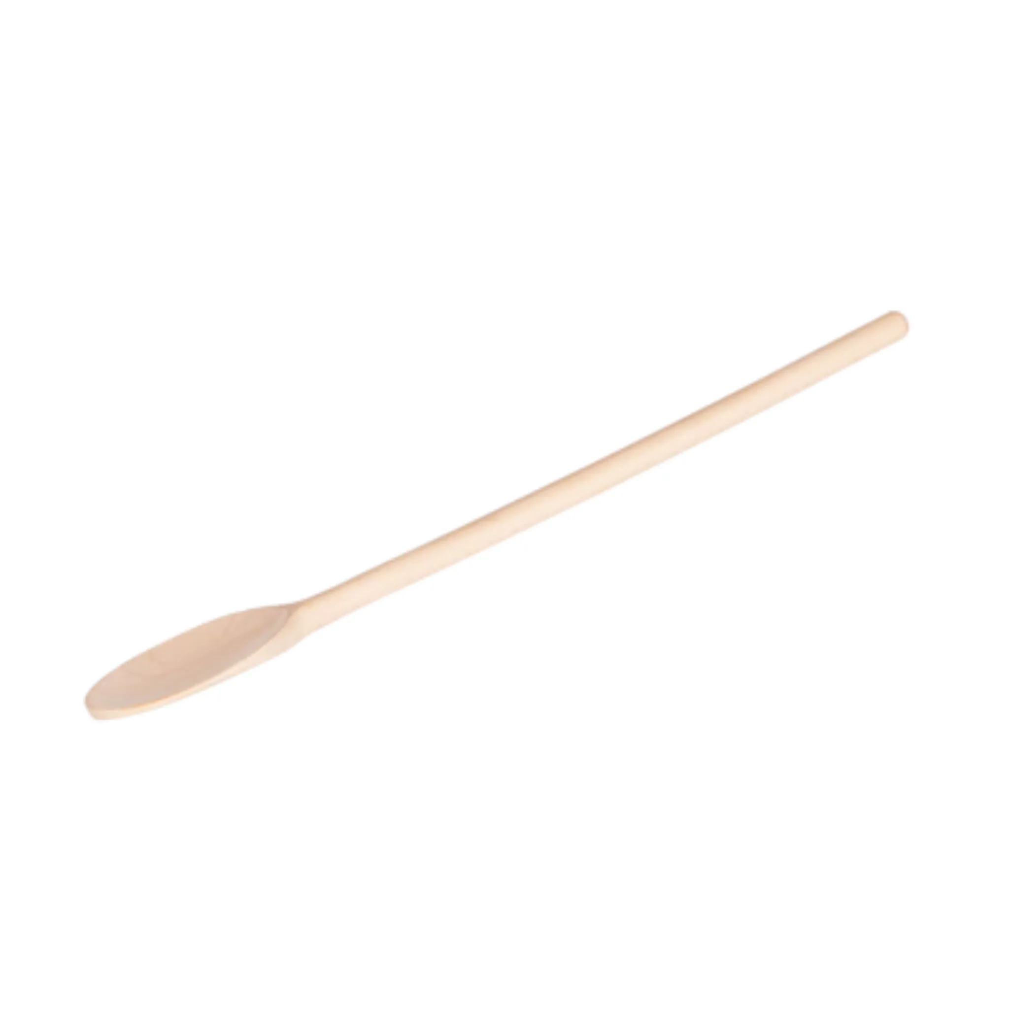 Chef Inox Beechwood Wood Spoon, Thick Handle, 500mm