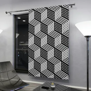 Chic Customizable Blackout Curtains - 50 x 84 Inches with Elegant Design Options