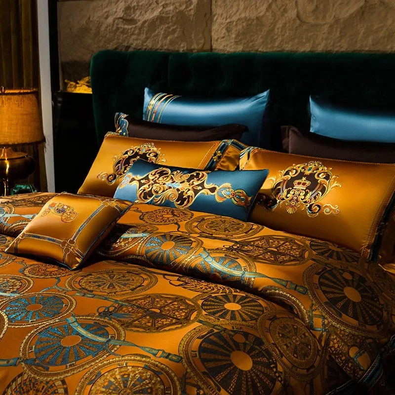 Chic Luxury Jacquard Bedding Set