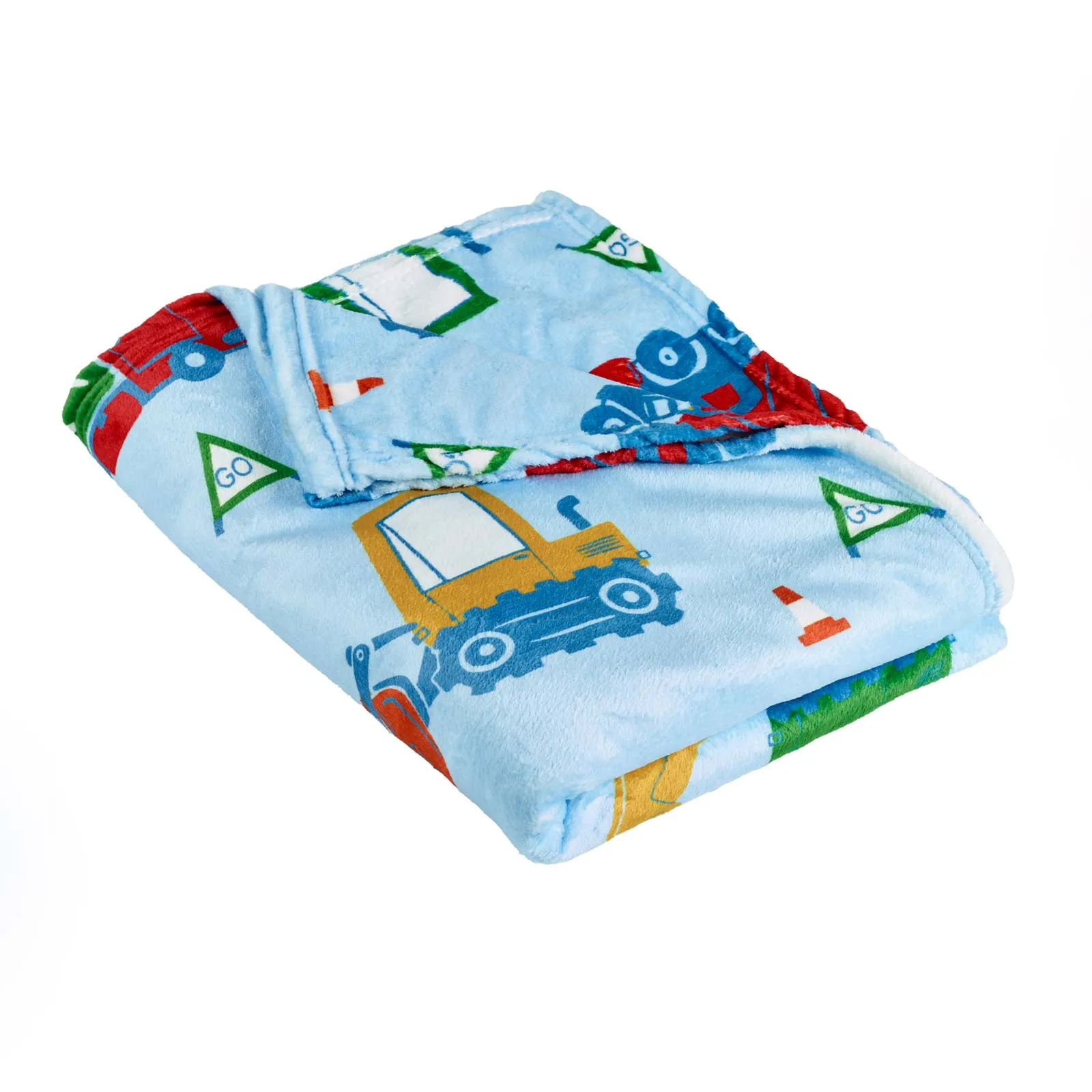 Digger Dreams Fleece Throw