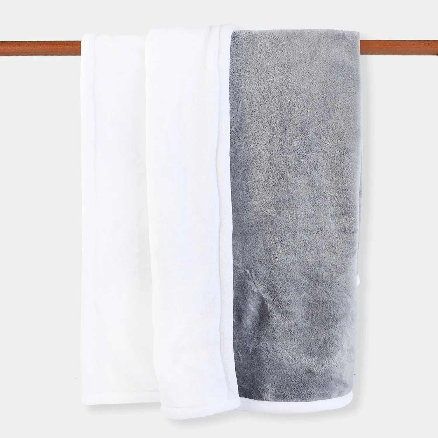 Double Ply Blanket 45x55 | Gray