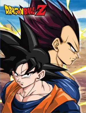 Dragon Ball Z Goku & Vegeta Throw Blanket