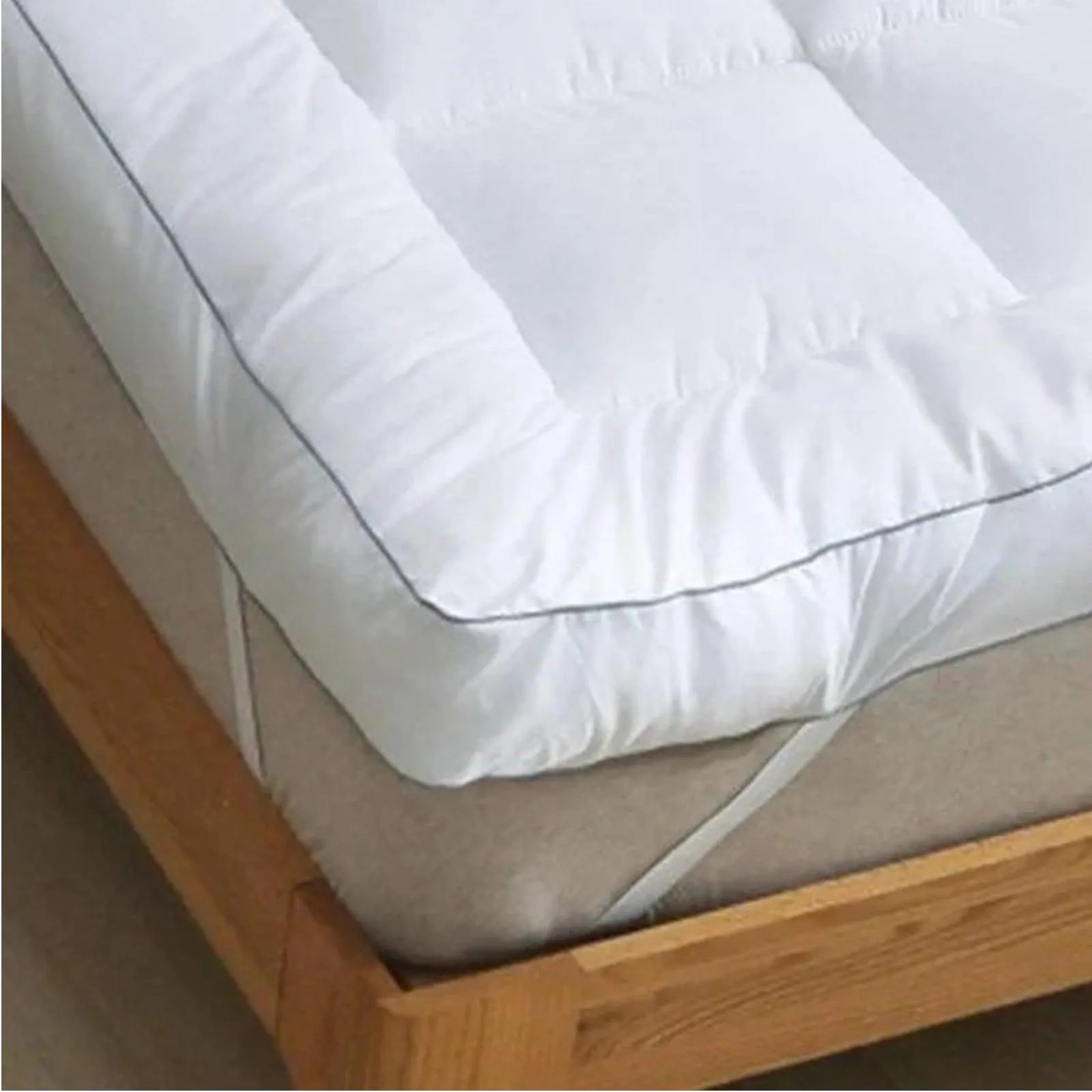 Duck Feather Mattress Toppers Super Soft Extra Thick Bed Topper – King