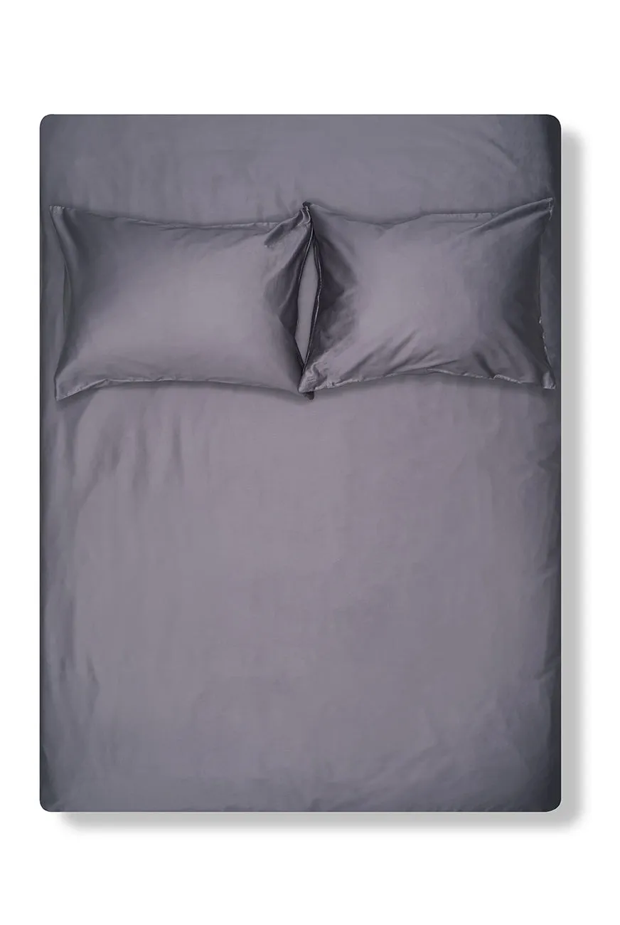 Egyptian Cotton Sateen Bedding in Anthracite Color