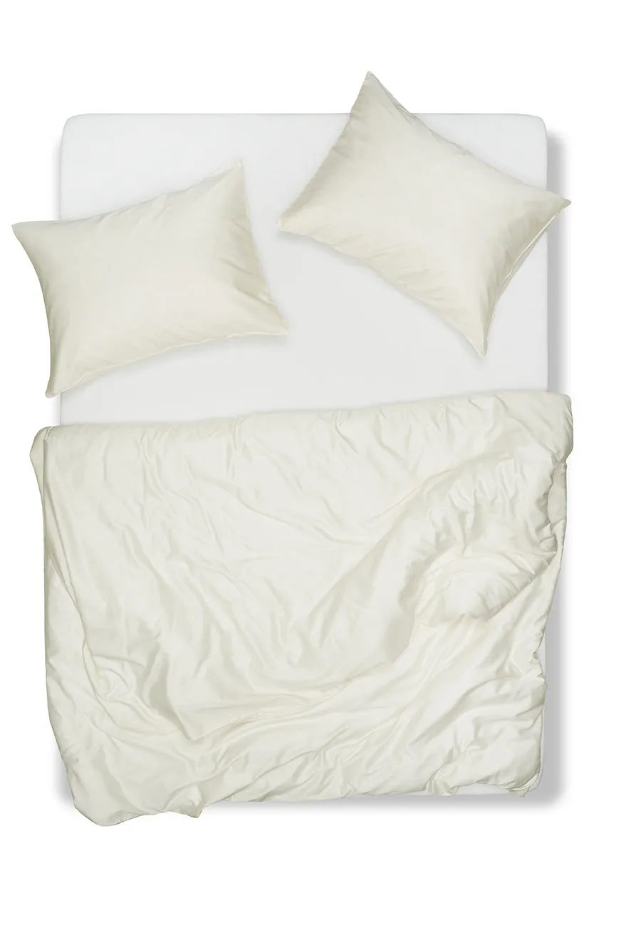 Egyptian Cotton Sateen Bedding in Cream Color