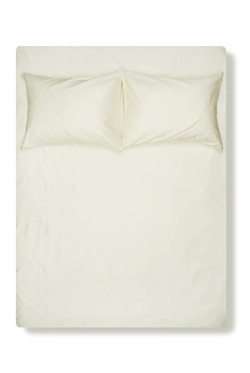 Egyptian Cotton Sateen Bedding in Cream Color