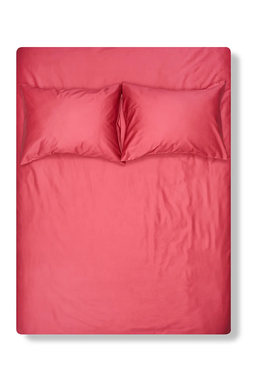 Egyptian Cotton Sateen Bedding in Magenta Color