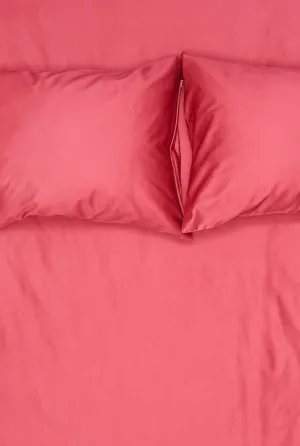 Egyptian Cotton Sateen Bedding in Magenta Color