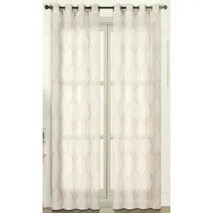 Eyelet Ring Top Sheer Curtain Design 5#