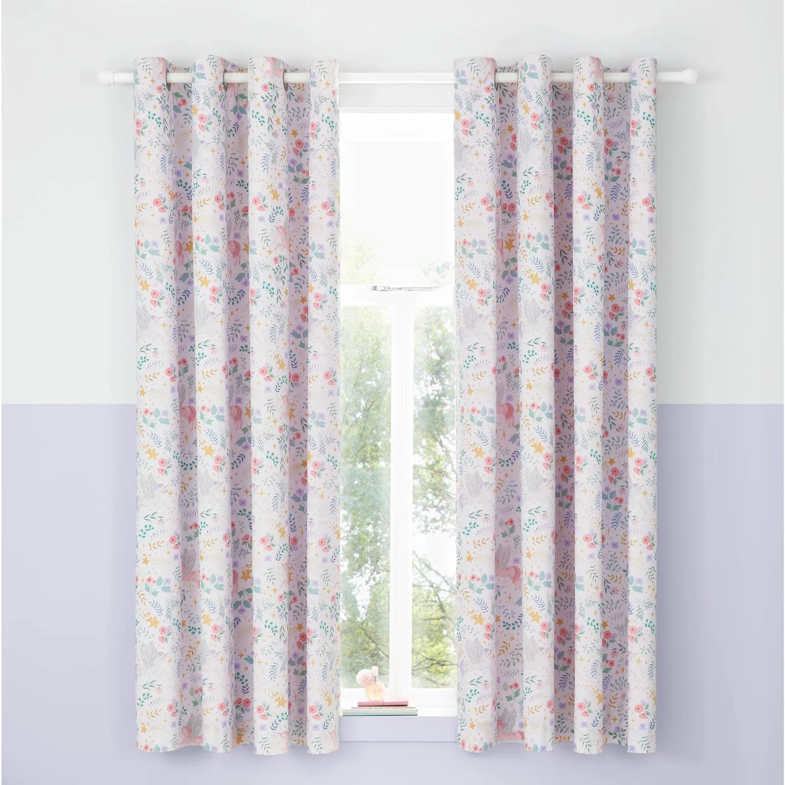 Fairytale Unicorn Eyelet Curtains