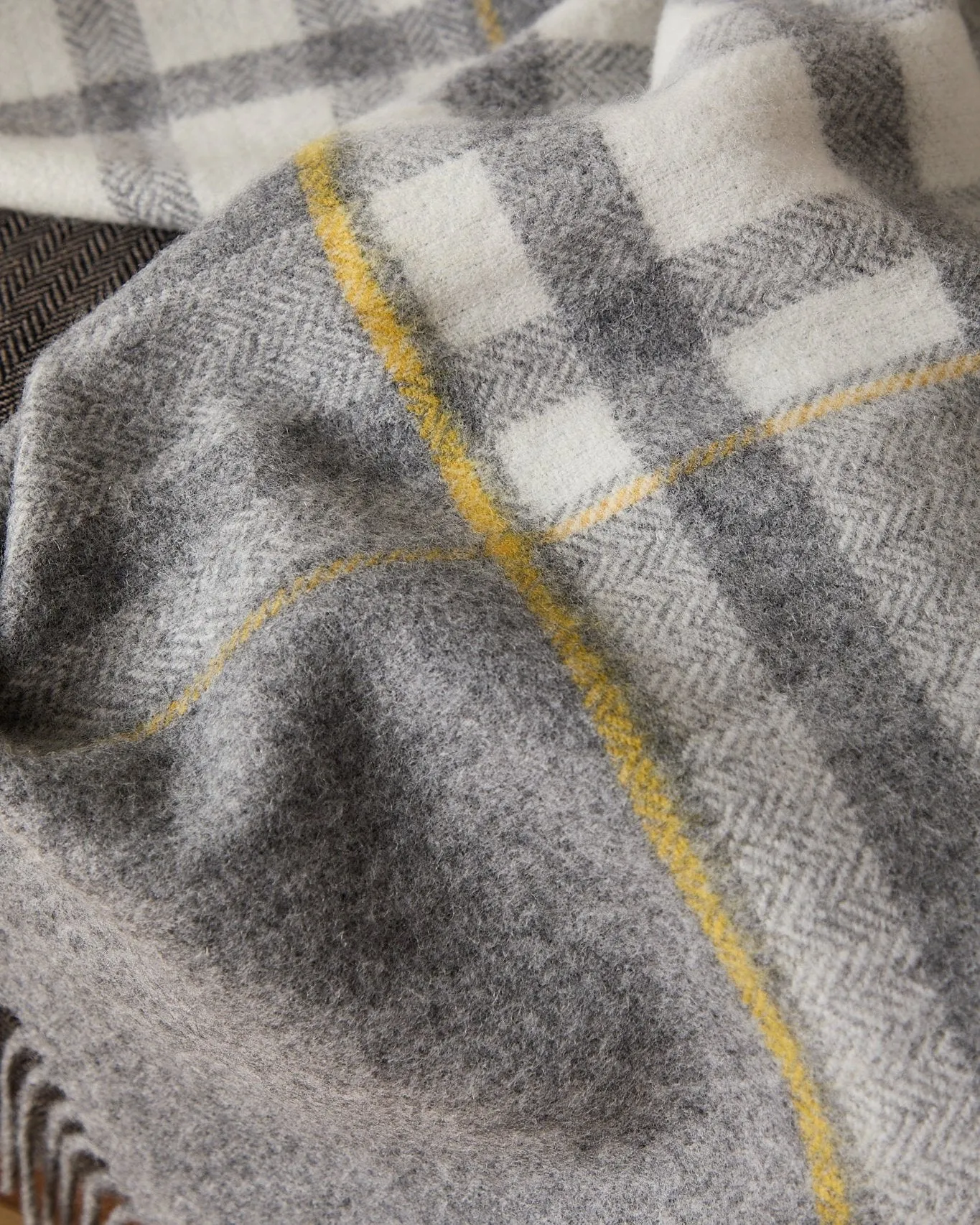 Foxford Liath Lambswool Comfort Throw