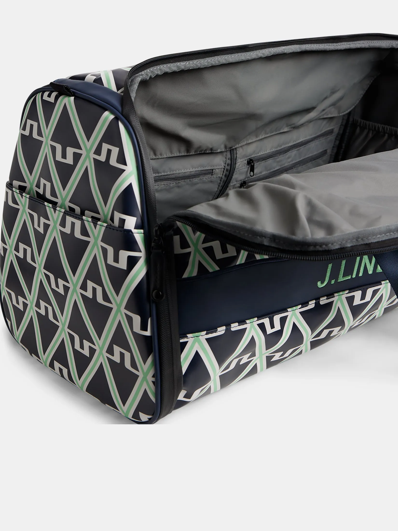 Garment Printed Duffel Bag / Geo JL Navy