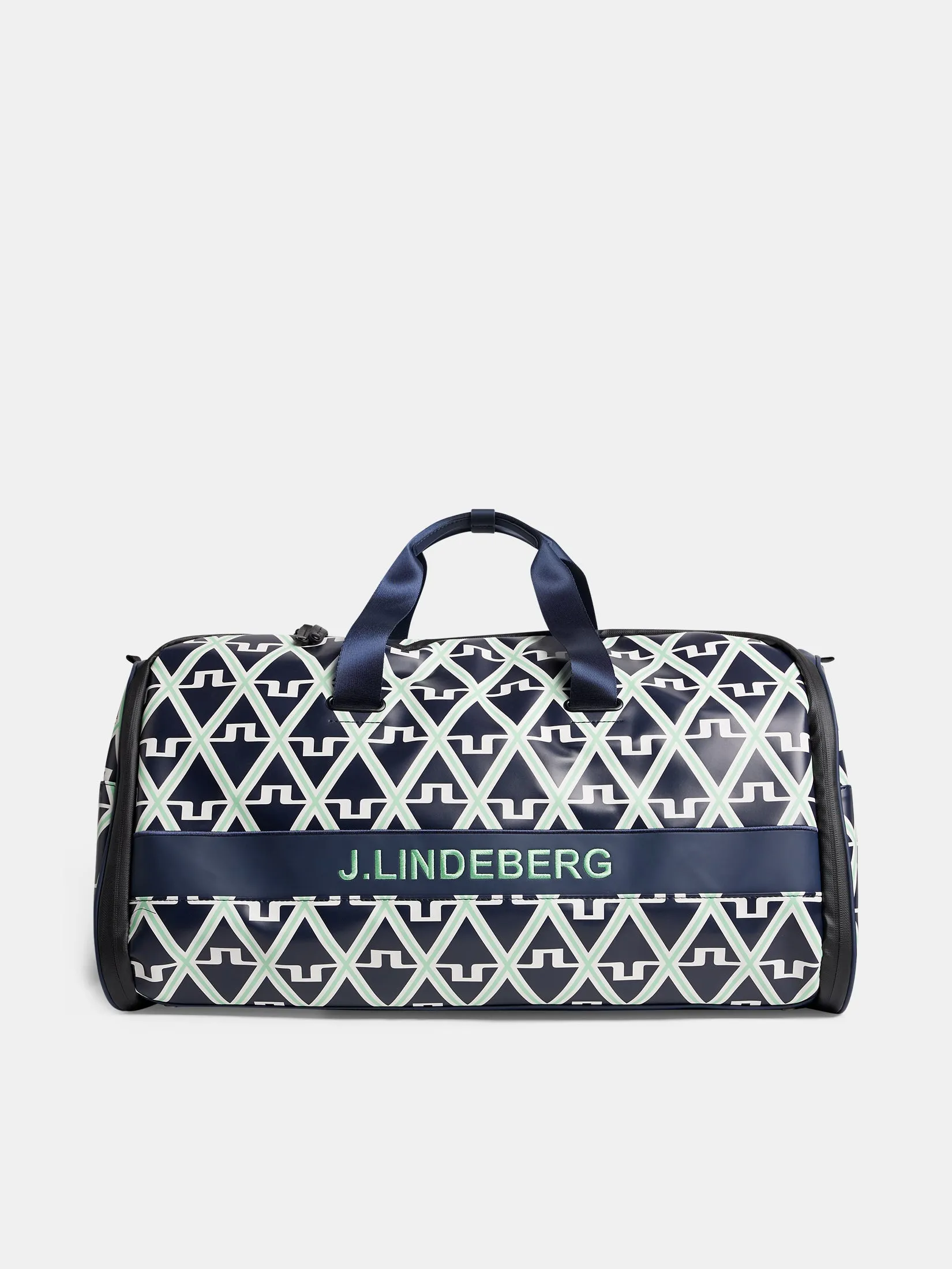 Garment Printed Duffel Bag / Geo JL Navy