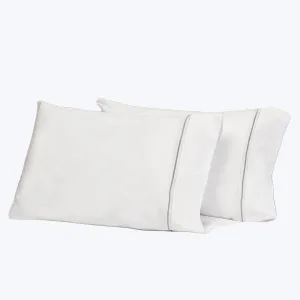 Gramercy Sheets & Pillowcases, White/Silver Moon