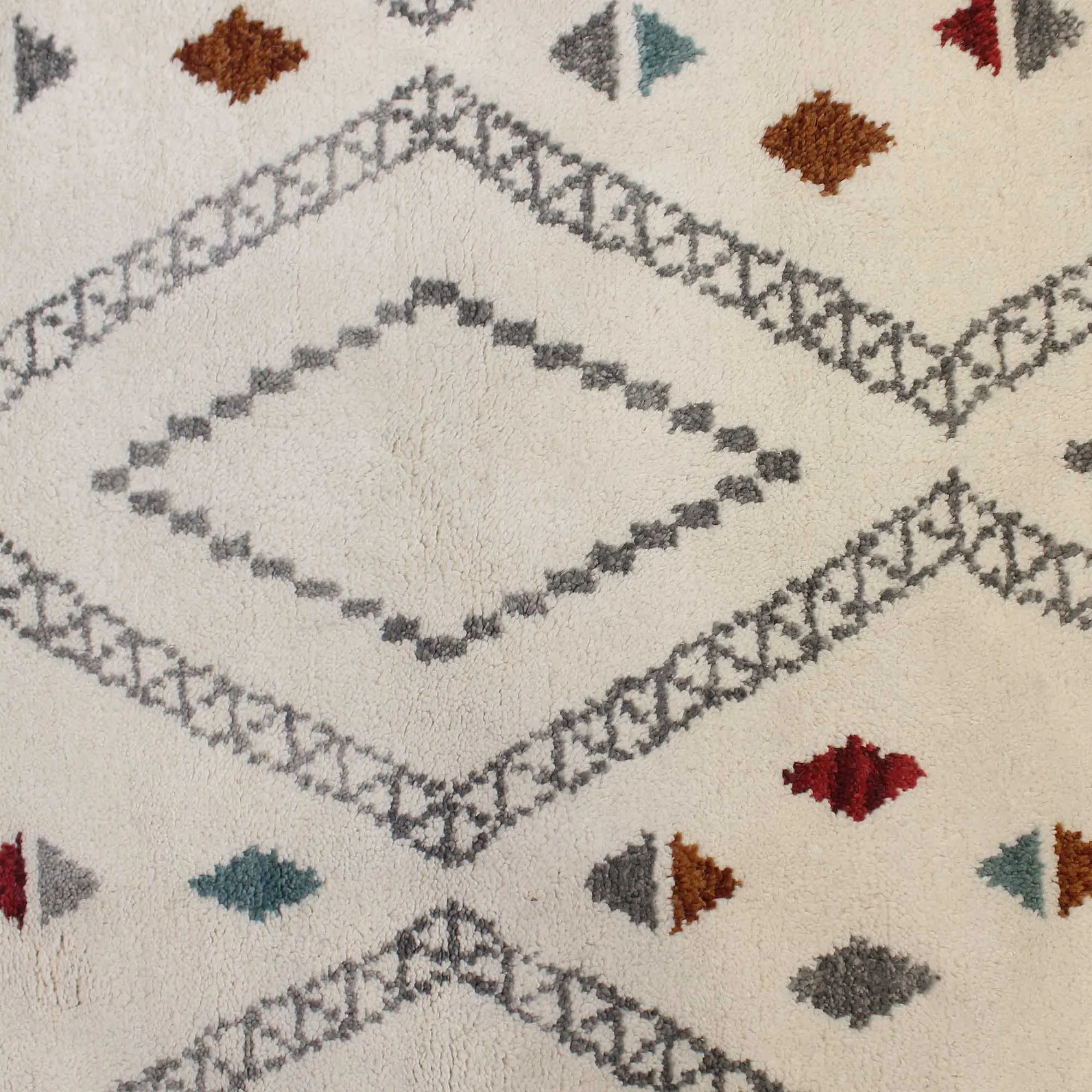 Hand-weave morocco  soft wool Rug