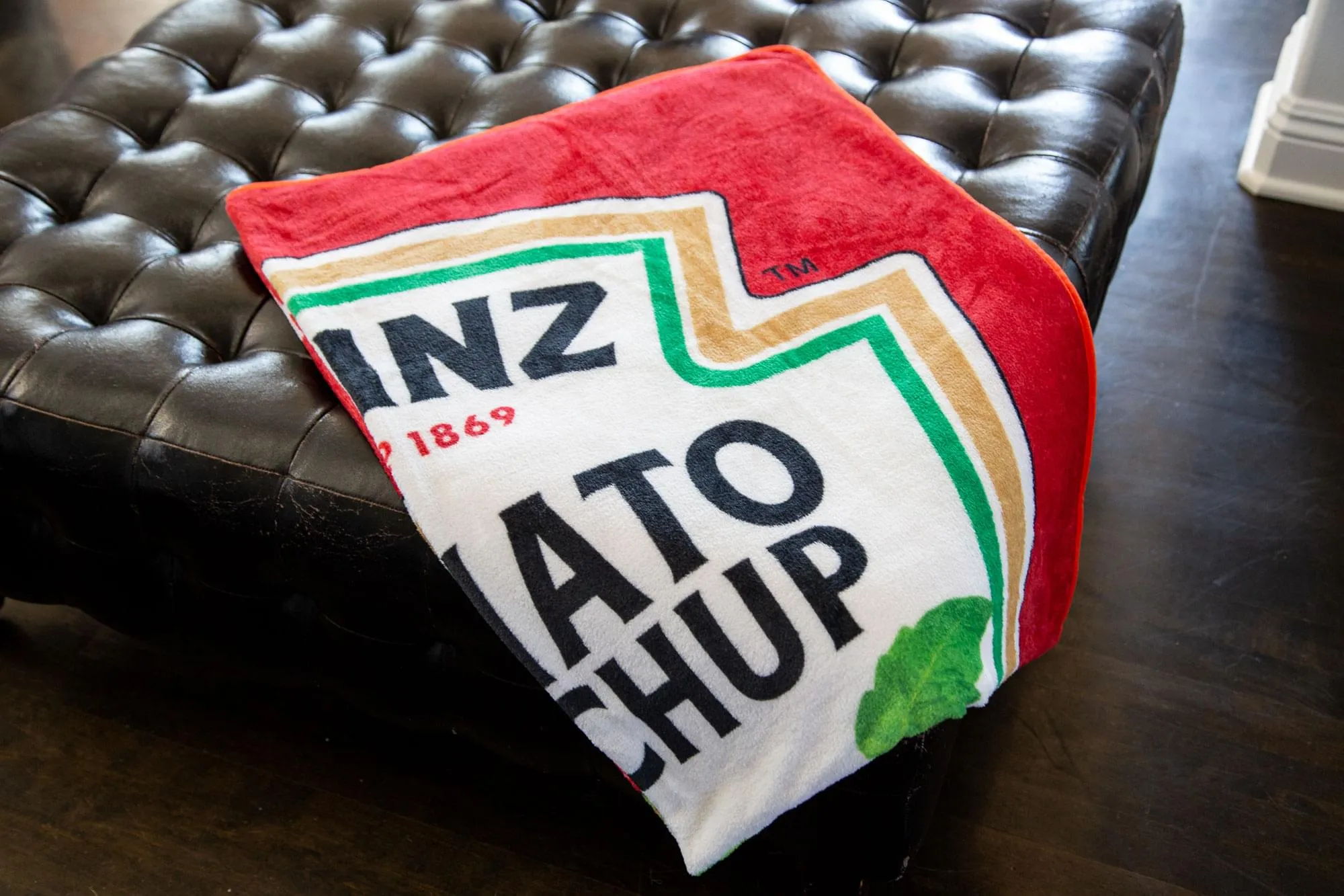 Heinz Ketchup Logo Fleece Throw Blanket | 45 x 60 Inches