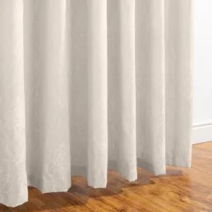 HOME.LIFE Venice Jacquard Taped Lined Curtain - Natural