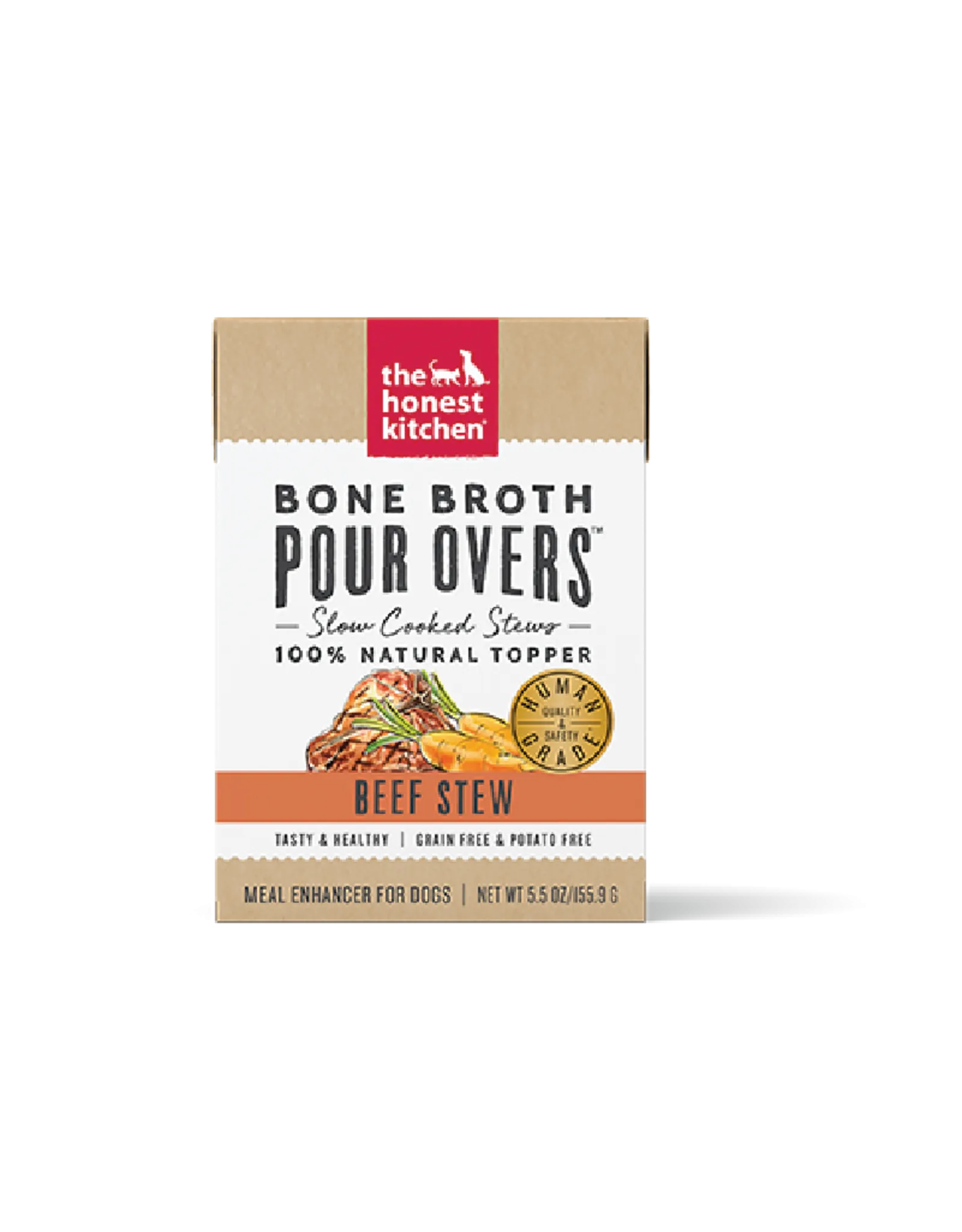 Honest Kitchen Pour Over Bone Broth Beef 5.5oz