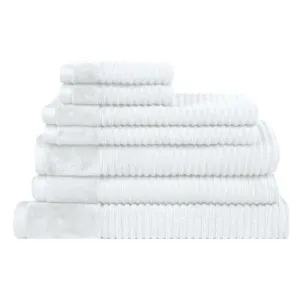 Jenny Mclean Royal Excellency 7 Piece Snow White Towel Pack