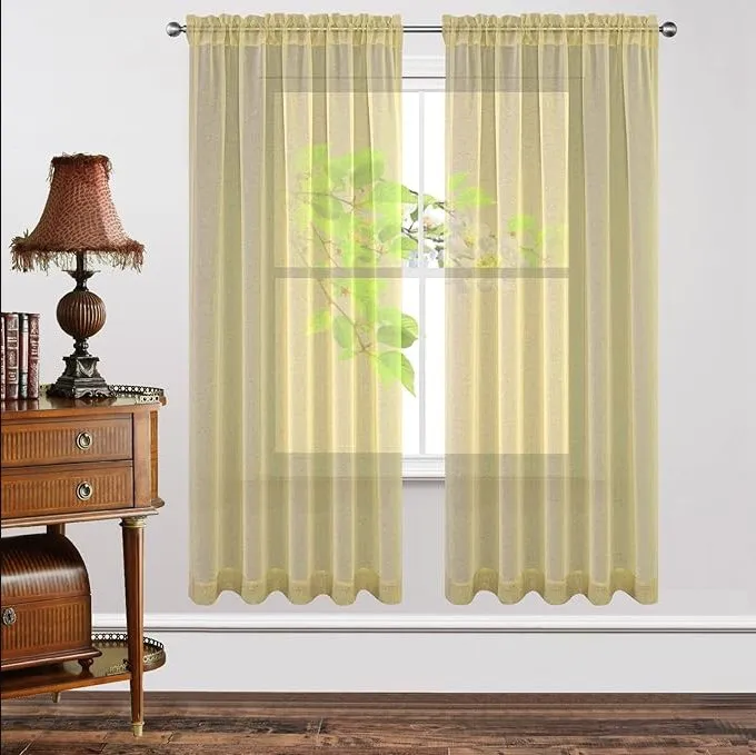 Joydeco Custom Sheer Curtains