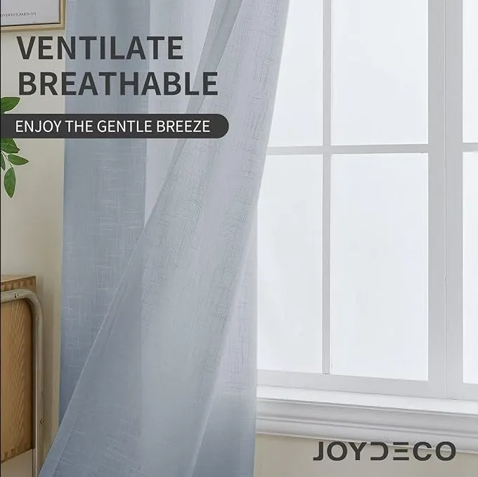 Joydeco Custom Sheer Curtains