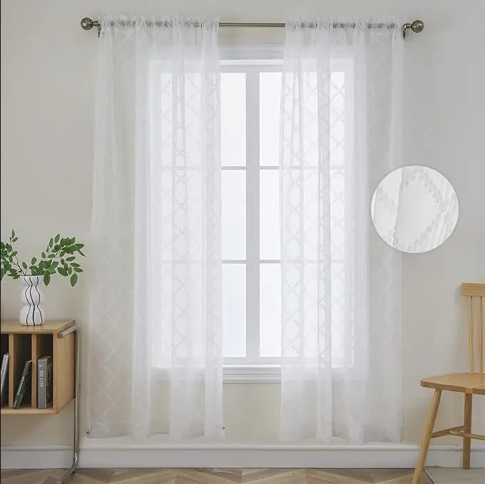 Joydeco Custom Sheer Curtains