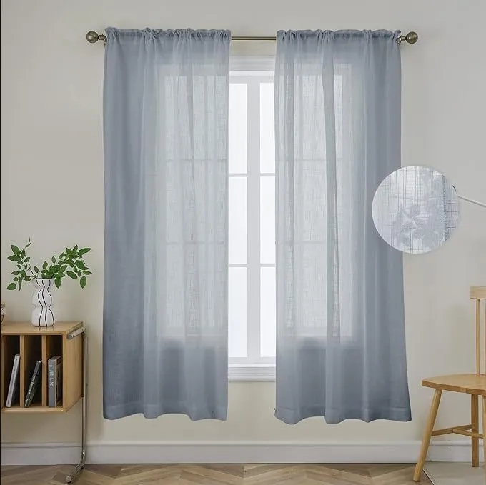 Joydeco Custom Sheer Curtains