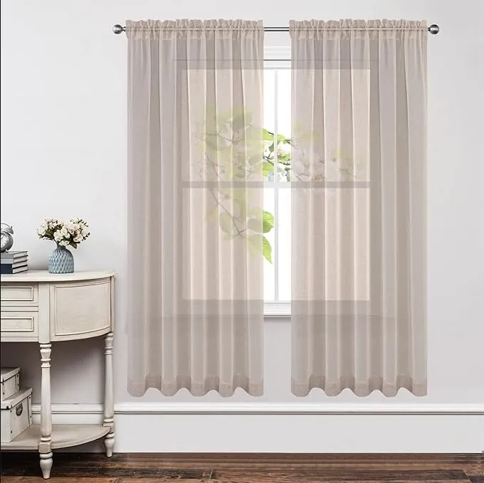 Joydeco Custom Sheer Curtains