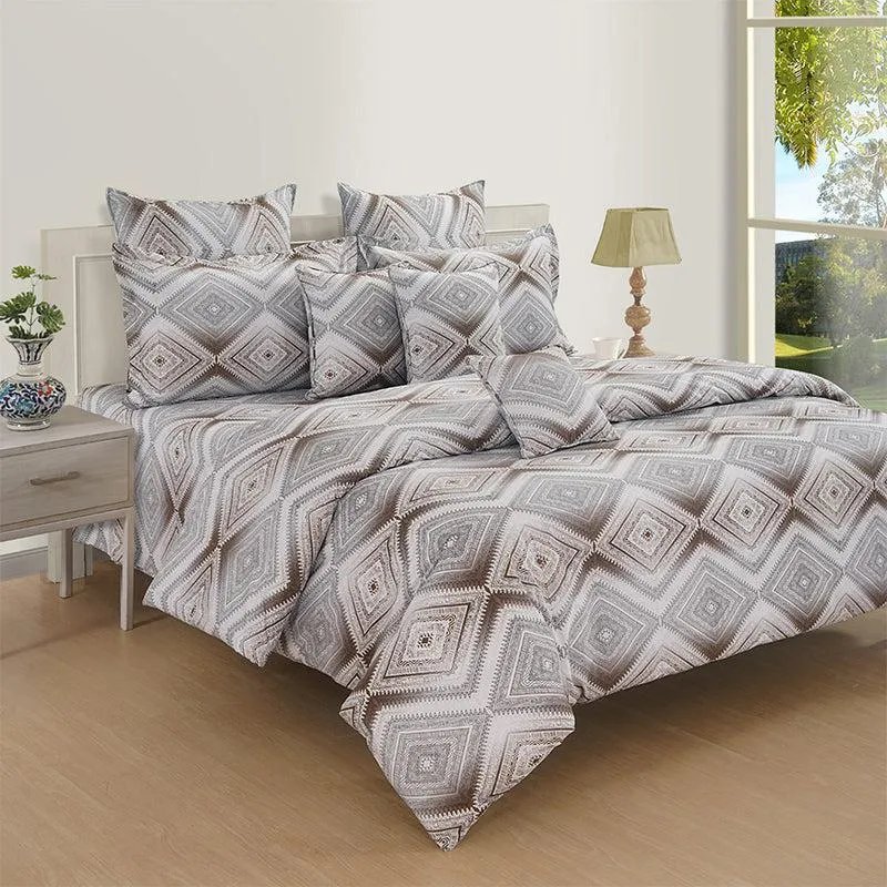 Kendal Geometric Cotton Comforter  - 150 GSM