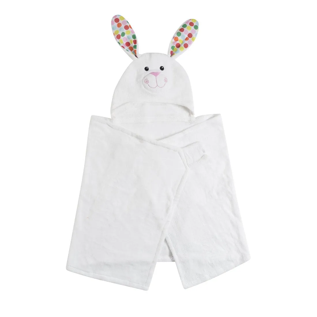 Kids Plush Terry Hooded Bath Towel - Bella the Bunny