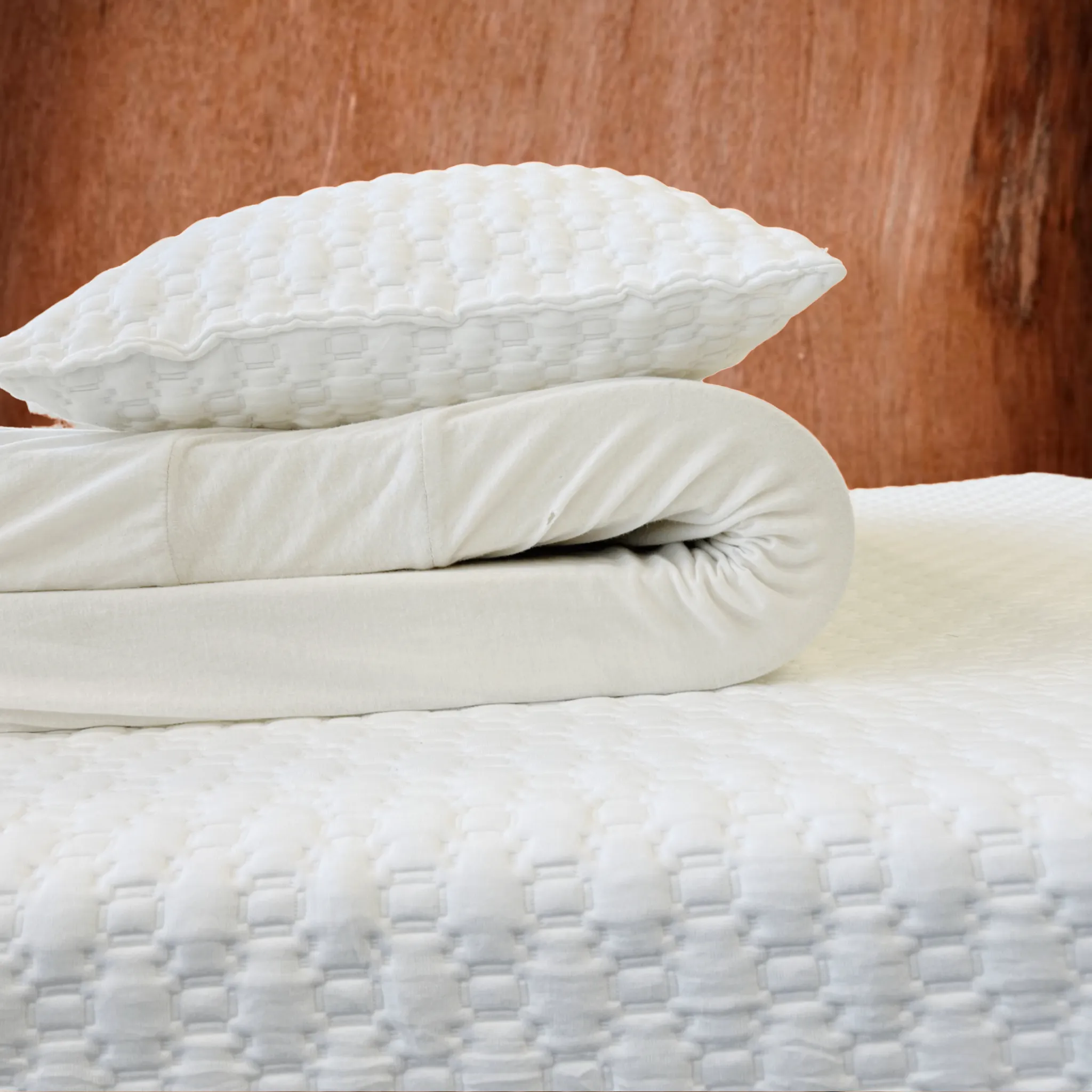 Latex Mattress Topper with Organic Cotton Cover