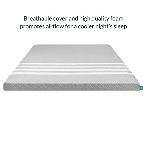 Leesa Mattress Topper with Cooling Foam and Washable Cover, California King Size / 30-Night Trial