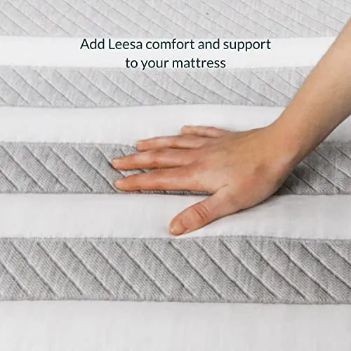 Leesa Mattress Topper with Cooling Foam and Washable Cover, California King Size / 30-Night Trial