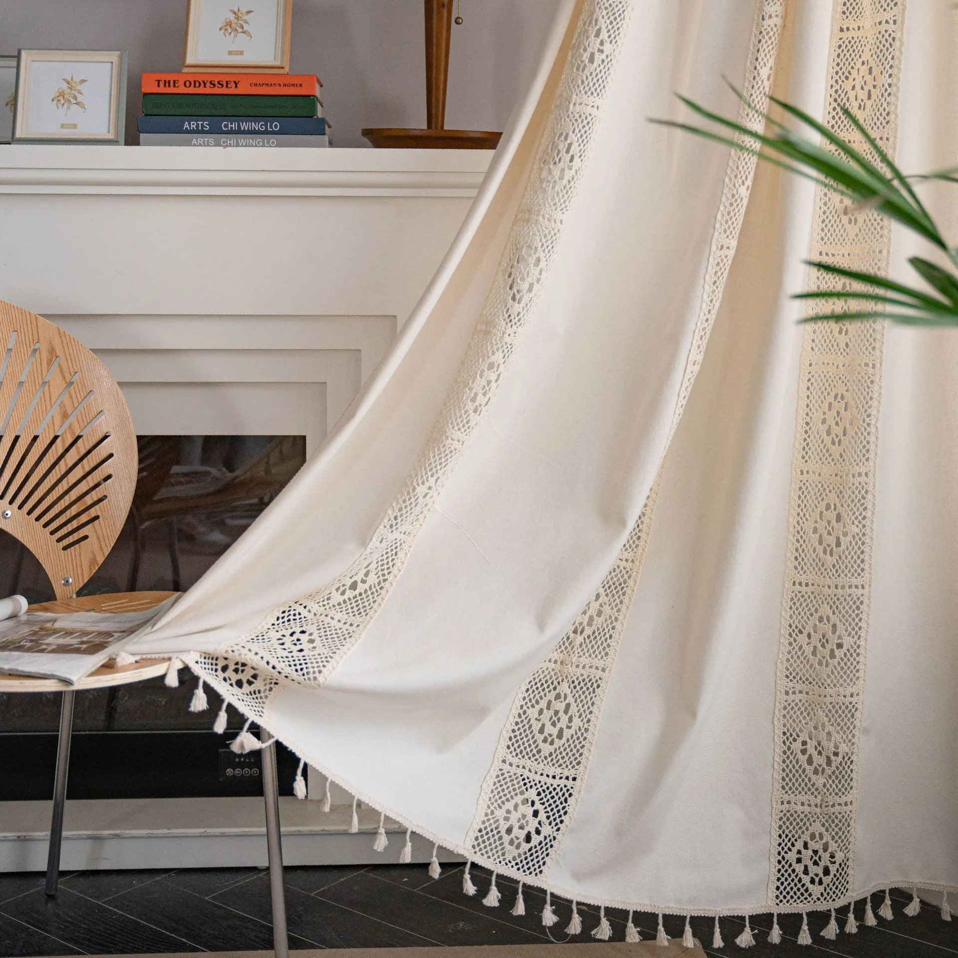 Light & Airy: American-Made Crochet Mesh Curtain - Breathe New Life into Your Space