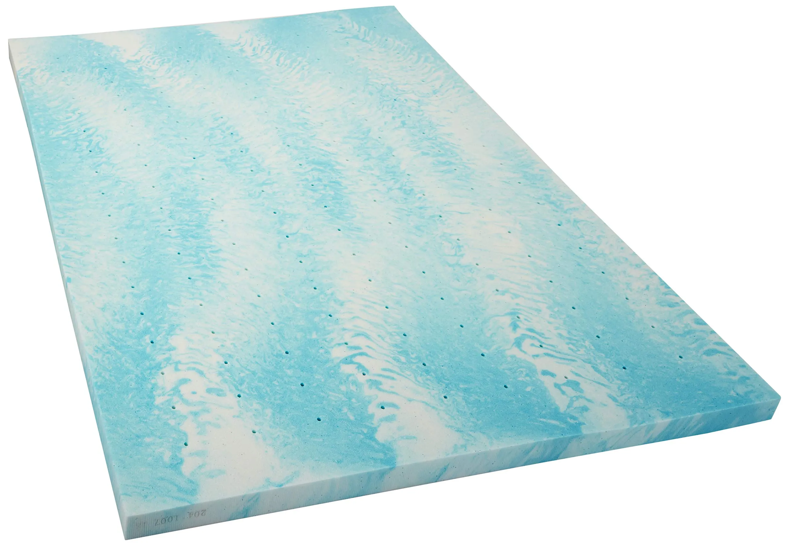 Linenspa 3 Inch Gel Swirl Memory Foam Topper - Queen,